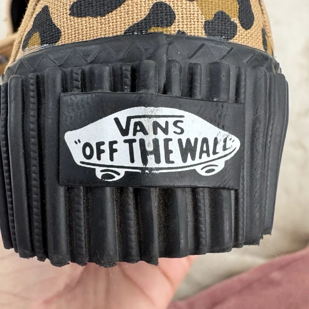 Vans Mary Jane Creeper Leopard Print Platform Shoes Women's 10.5 EU 42